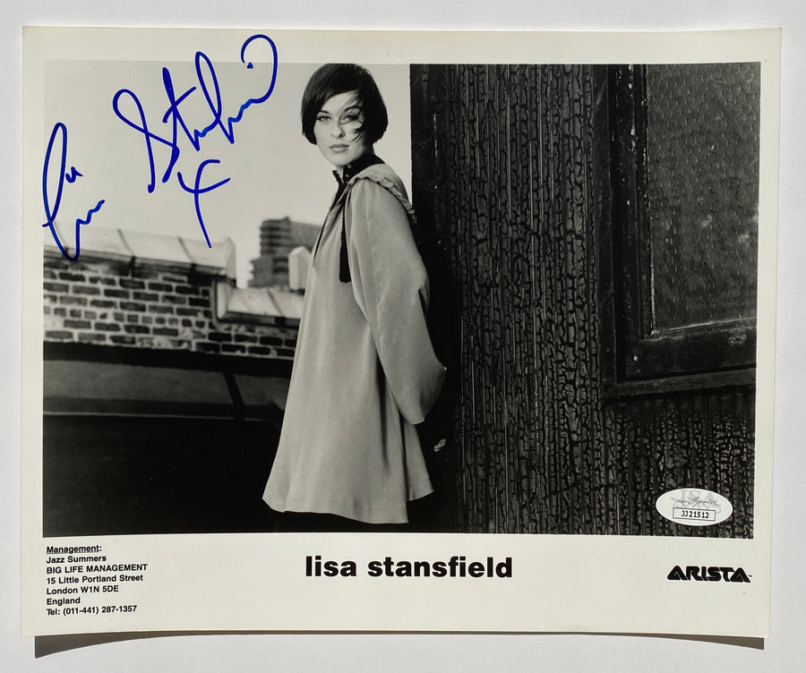 LISA STANSFIELD Autograph 10x8 Photograph JSA Authentication