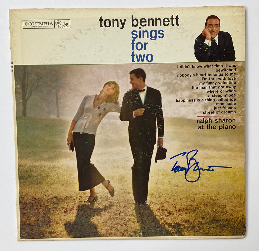 TONY BENNETT Signed Autograph 