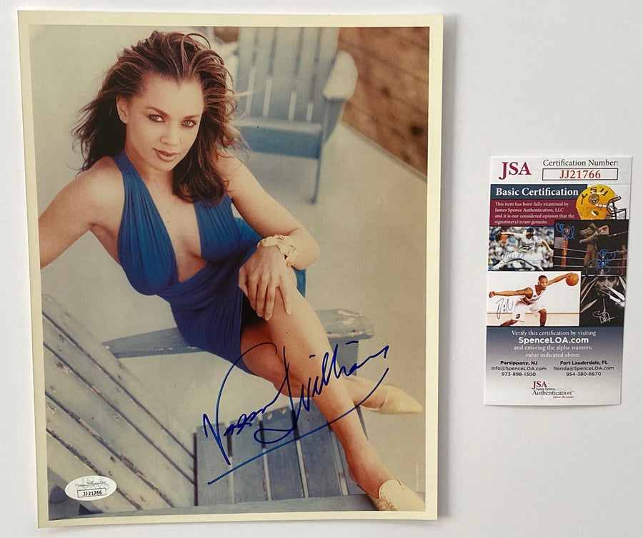 VANESSA WILLIAMS Autograph Signed Photo 8x10 JSA Authentication