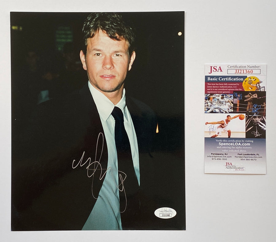 MARK WAHLBERG Signed Autograph 8x10 Photograph JSA Authentication