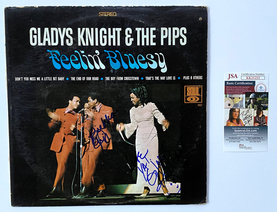 GLADYS KNIGHT & THE PIPS Signed Autograph 